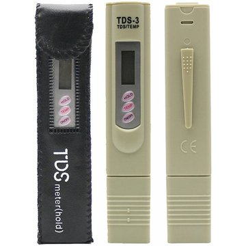 ZHUOXUAN - Testeur d'eau numérique portable TDS pour piscine, stylo de test d'eau, analyseur de qualité de l'eau, testeur de pureté de l'eau 0-9999ppm