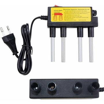 Testeur Qualité de l'eau Haute Précision ZHUOXUAN - Testeur de Pureté d'Eau de Piscine avec Barre en Fer Aluminium TDS Électrolyseur Dispositif - EU Plug 220V