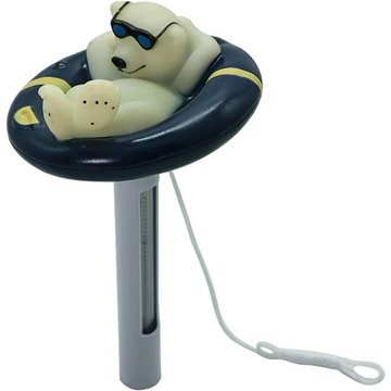 Thermomètre de piscine flottant - Thermomètre de piscine flottant facile à lire, thermomètre de température de l'eau incassable pour éviter les