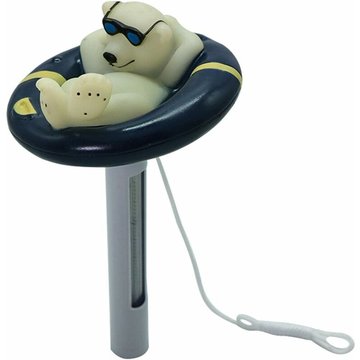 Thermomètre de piscine flottant KINARITO - Thermomètre de piscine flottant facile à lire, thermomètre de température de l'eau incassable pour éviter les