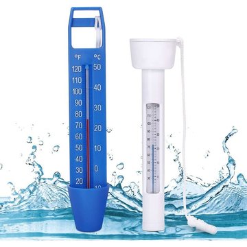 Thermomètre de piscine flottant XINUY, résistant aux chocs avec corde pour toutes les piscines, spas, bains à remous