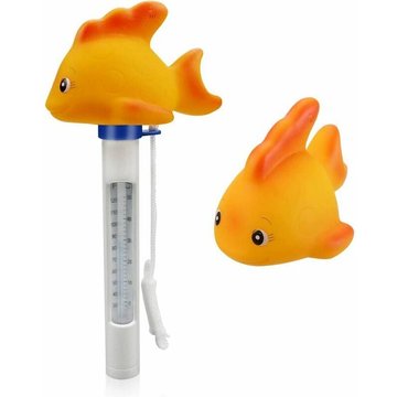 Deckon - Thermomètre de Piscine Flottant, thermomètre de température d'eau avec Cordon et Petit déjeuner pour Toutes Les piscines extérieures et