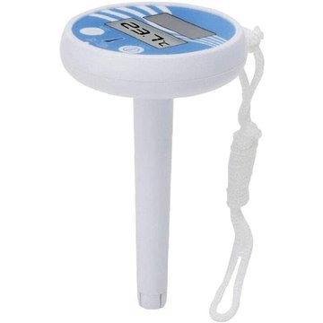 Thermomètre de piscine Indicateur de température numérique avec Powered solaire Chaîne pour piscine Spa bain à remous étang