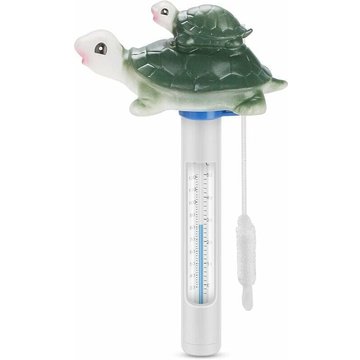 Thermomètre de piscine, thermomètre de température d'eau avec cordon et petit déjeuner pour toutes les piscines extérieures et intérieures spas