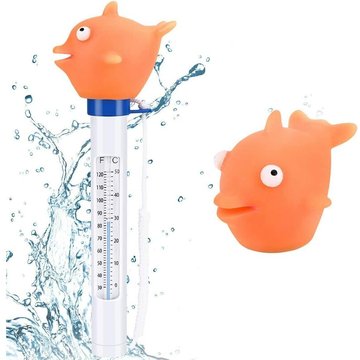 Ilovemilan - Thermomètre Flottant de Piscine, avec Une Corde, Résistant aux Chocs pour Tous Les & piscines, Spas, Hot Tubs, Aquariums & Les Étangs du
