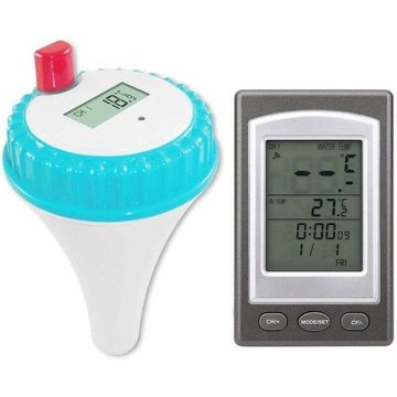 Thermomètre sans Fil, température sans Fil Piscine numérique Flottant Thermomètre Eau Gauge Piscine Spa Baignoire