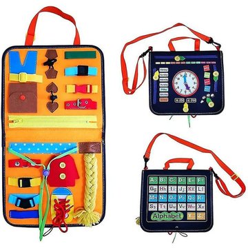 Toddler Busy Board, jouet de voyage sensoriel pour les tout-petits et les jeunes enfants de 1 à 3 ans