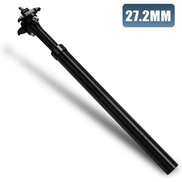 TolleTour Tige de selle tige de selle barre tubulaire tiges de selle vélo à ressort tige tubulaire Amortissement 350mm 27,2 mm - Noir