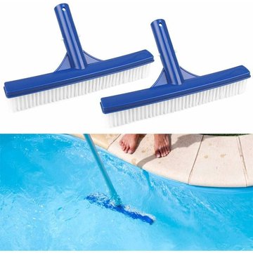 Hiasdfls - Tête De Brosse De Nettoyage De Piscine Brosse De Piscine 10 Pouces Brosse De Paroi De Piscine En Plastique Tête De Brosse Pour Piscine