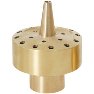 Frlife - Tête de pulvérisation en laiton doré pour fontaine à eau de jardin, bassin, accessoire brumisateur 3/4,BR-Vie