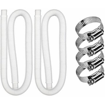 Bearsu - Tuyau De Filtre De Remplacement 2 Pcs Pour Piscine En Pvc De Qualite Superieure, 1,25 x 59 Pouces Avec Ruban Adhesif Fonctionne Avec Toutes