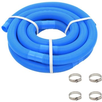 Tuyau de piscine avec colliers de serrage bleu 38 mm 6 m DESIGN IN CFW24774