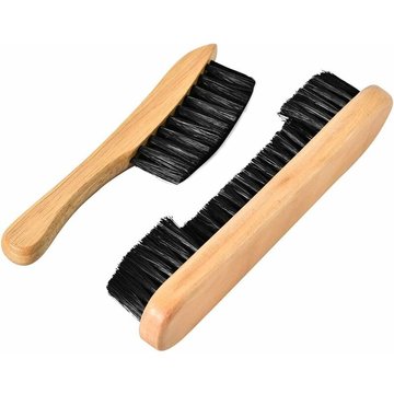 Ensemble de brosses TUMALAGIA pour table de billard et piste piscine, brosse à poils en nylon, manche en bois naturel