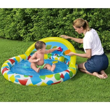 KALISSE Piscine Bestway Pataugeoire Splash & Learn 120x117x46 cm, 1,41 Kg, Magnifique & Montage facile 75157