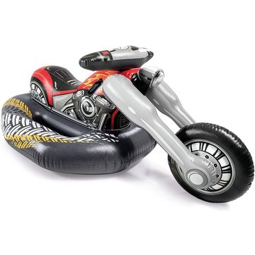 Intex Piscine - Moto Chopper à chevaucher pour piscine Noir