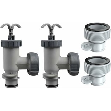 Valve pour piscine Intex 1500, 2500 et 4000 gallons par kits de remplacement de la valve à piston QIEDIE