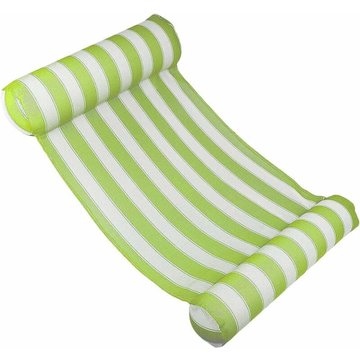 Vert Harry Pliage Portable Hamac Gonflable Piscine Lit Flottant Gonflable Hamac d'Eau Piscine Flotteur Chaise Longue Gonflable pour l'Été Hamac Piscine