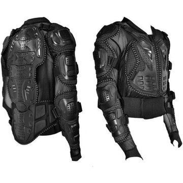 Veste blindée complète pour moto, gilet de Motocross, équipement de Protection poitrine, épaule, main, Joint, accessoires de Protection,Black,L,CHINA