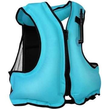 Veste de flottaison gilet de natation pour adultes/enfants, flottabilité portable hommes femmes aide gilet de plongée gonflable pour sports nautiques