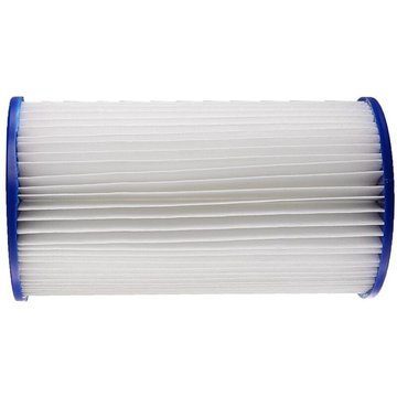 VHBW 3x Cartouche filtrante compatible avec Intex B1, pompe 56622 de 15100 L piscine pompe de filtration - Filtre à eau blanc / bleu