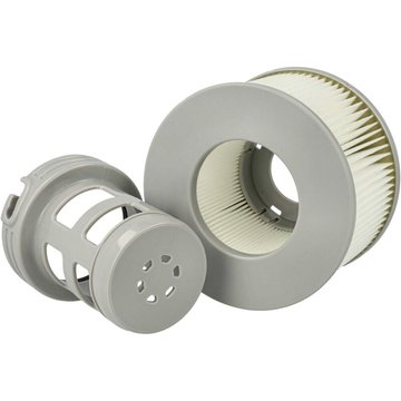 VHBW Cartouche filtrante compatible avec MSpa Camaro, piscine, pompe de filtration, filtre à eau gris / blanc