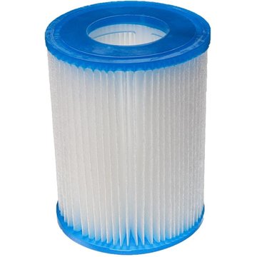 Cartouche filtrante de remplacement pour Bestway FD2137, Type II pour pompe de filtration de piscine - Filtre à eau, blanc/bleu - VHBW