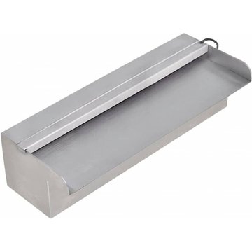 Fontaine rectangulaire de piscine avec LED en inox 30 cm - Vidaxl