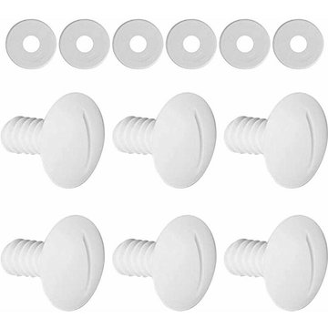Vis de roue de piscine SONIATKIA 6 pièces (blanche)