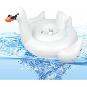YIDOMDE Anneau de natation bébé pour piscine, anneau de natation flottant pour enfants (Cygne-Blanc)