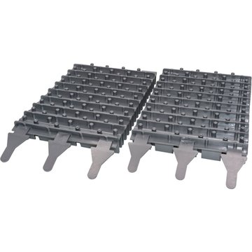 Brosses en plastique à lames grises pour piscine Vortex R0635904 Zodiac