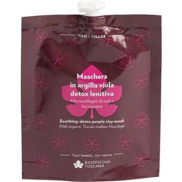 Maschera in Argilla Viola Lenitiva
