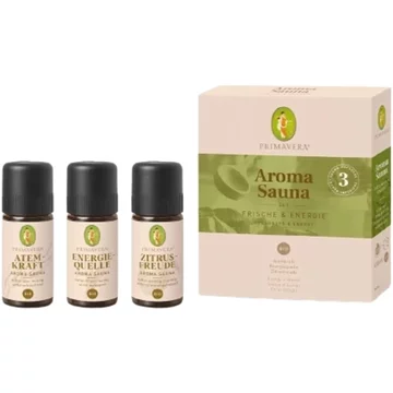 Set Aroma Sauna Bio - Freschezza & Energia