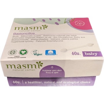 Bastoncini di Cotone Bio per Bambini