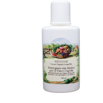 Detergente Liquido alla Malva per Viso e Capelli
