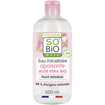 Acqua Micellare Lenitiva all'Aloe Vera e alla Rosa
