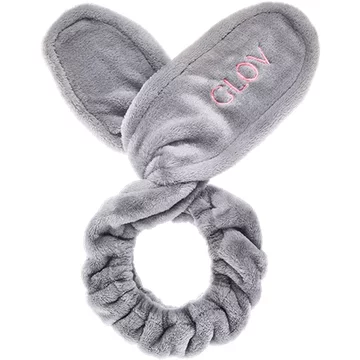 Bunny Ears Headband - 2in1 Hair Protecting Headband & Hair Tie - Grey