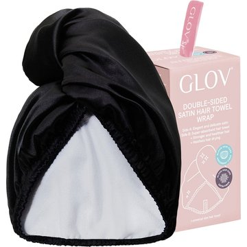 Double-Sided Premium Hair Wrap - Black