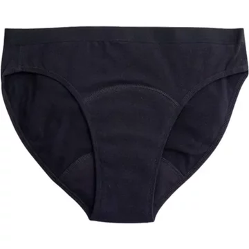 Mutandine Mestruali Teen Bikini Nere - Flusso Leggero - S