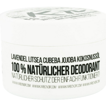 Deodorante in Crema con Carbone Attivo