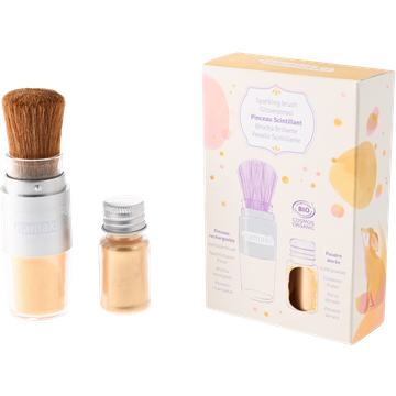 Sparkling Powder with Brush - Gold