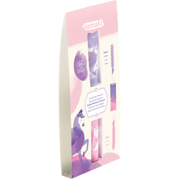 Double-Tip Hair Mascara Pink - Purple