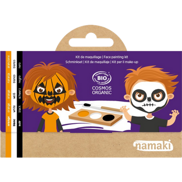 Pumpkin & Skeleton Face Painting Kit