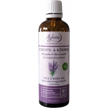 Olio Viso e Corpo con Jojoba e Lavanda Bio