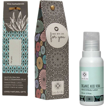 Lozione Mani e Corpo all'Aloe Vera in Confezione Regalo - For you