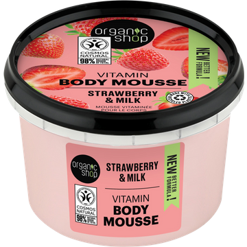 Vitamin Body Mousse Strawberry & Milk