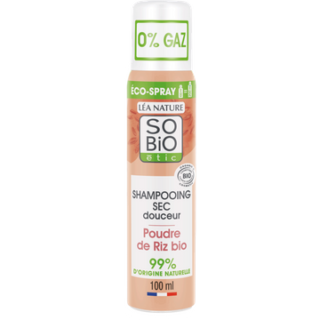 Shampoo Secco Delicato con Polvere di Riso Bio