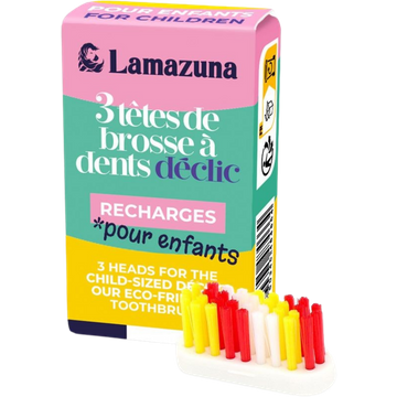 Set 3 Testine per Spazzolini da Denti per Bambini