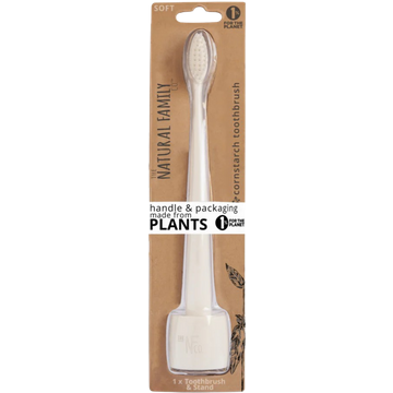 Bio Toothbrush & Stand - Ivory Desert