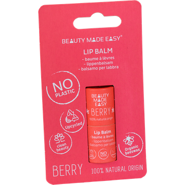 Paper Tube Lip Balm - Berry