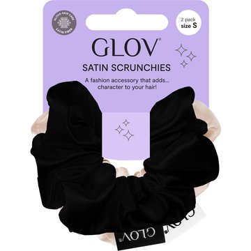 Scrunchies 2 Pack S - Champagne/Black